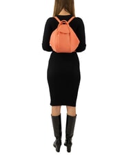 LESAC TRIO Rucksack aus Nappaleder Koralle - Damentaschen - 6