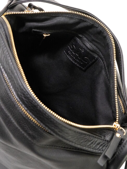 TRIO Rucksack aus Nappaleder Schwarz - Damentaschen