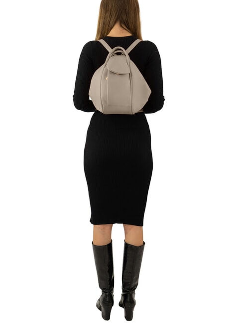 TRIO Rucksack aus Nappaleder grau - Damentaschen