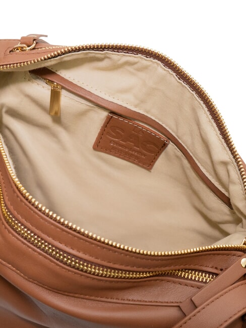 TRIO Rucksack aus Nappaleder Schokolade - Damentaschen