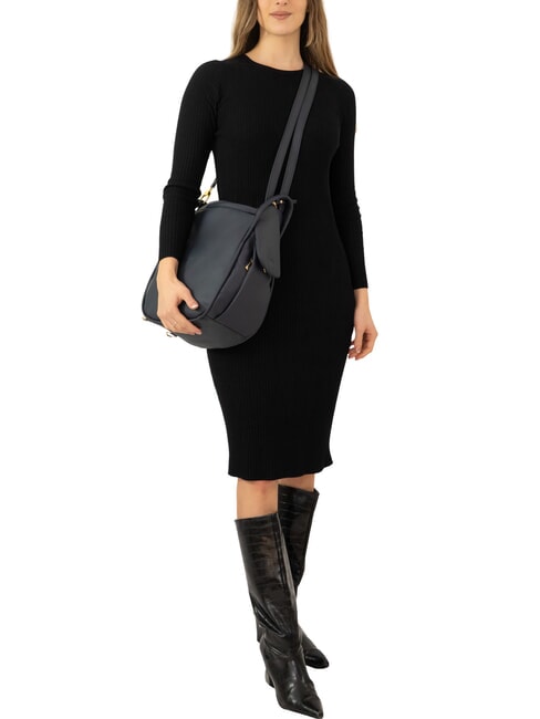 TRIO Rucksack aus Nappaleder Blau - Damentaschen