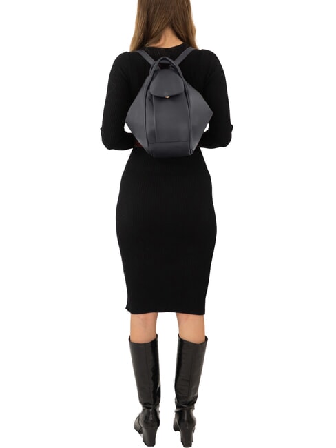 TRIO Rucksack aus Nappaleder Blau - Damentaschen