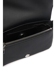 LOVE MOSCHINO SIGNATURE LOVE Schultertasche mit Klappe Schwarz - Damentaschen - 5