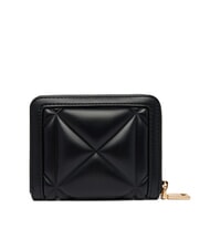 LOVE MOSCHINO EMBOSSED Mittelgro&szlig;e Geldb&ouml;rse mit Rei&szlig;verschluss Schwarz - Brieftaschen Damen - 3