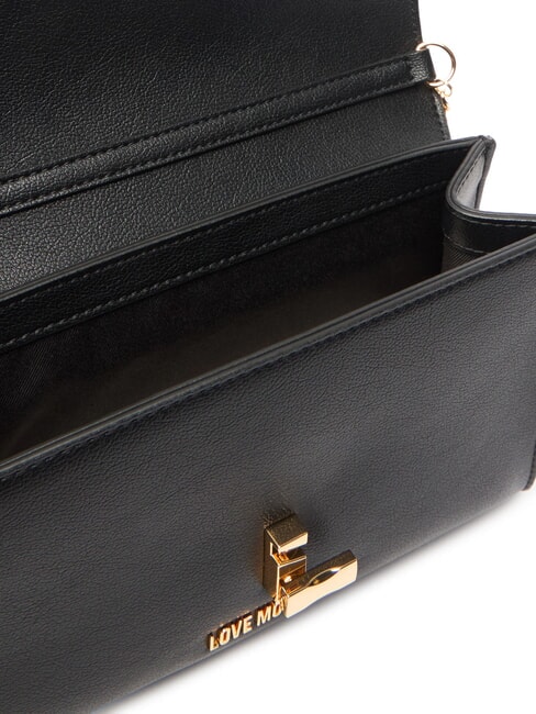 HEART TURNLOCK Kleine Umh&auml;ngetasche Schwarz - Damentaschen