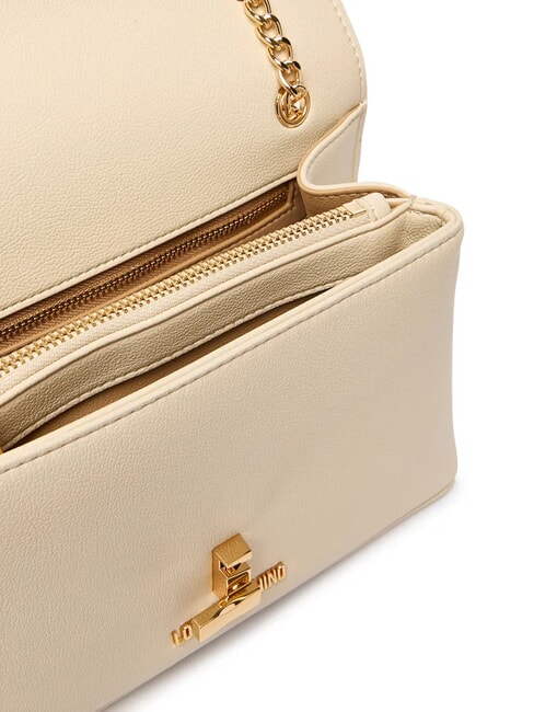 HEART TURNLOCK Wandelbare Schultertasche Elfenbein - Damentaschen