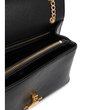 LOVE MOSCHINO HEART TURNLOCK Wandelbare Schultertasche Schwarz - Damentaschen - 6