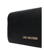 LOVE MOSCHINO JEWEL Schultertasche mit Klappe Schwarz - Damentaschen - 3