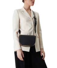 LOVE MOSCHINO GIANT Schultertasche mit Klappe Elfenbein - Damentaschen - 6