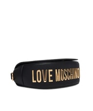 LOVE MOSCHINO GIANT Schultertasche mit Klappe Schwarz - Damentaschen - 7