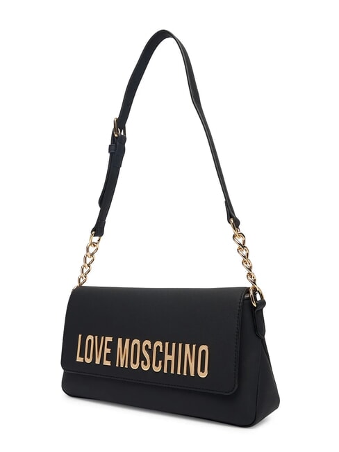 BOLD LOVE Schultertasche mit Ketteneinsatz Schwarz - Damentaschen