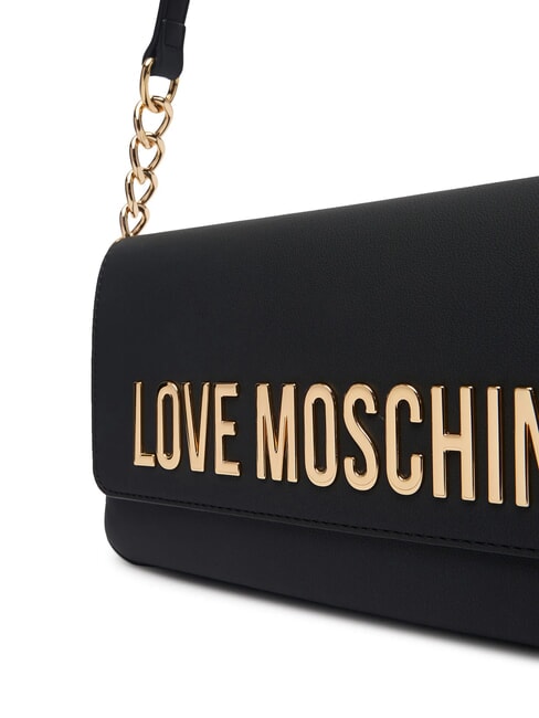 BOLD LOVE Schultertasche mit Ketteneinsatz Schwarz - Damentaschen