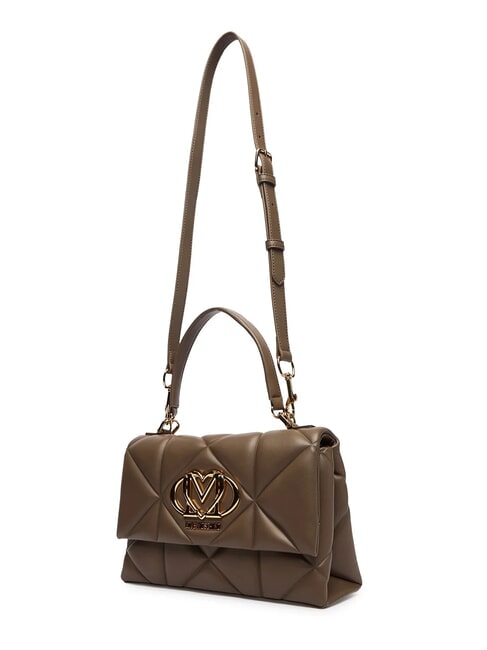 EMBOSSED Aktentasche mit Schultergurt Dreck - Damentaschen