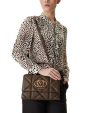 LOVE MOSCHINO EMBOSSED Aktentasche mit Schultergurt Dreck - Damentaschen - 5