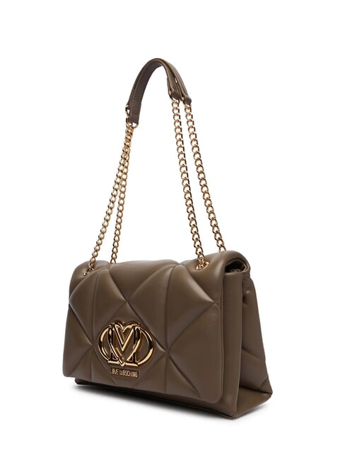 EMBOSSED Wandelbare Schultertasche Dreck - Damentaschen