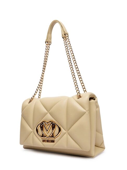 EMBOSSED Wandelbare Schultertasche Butter - Damentaschen