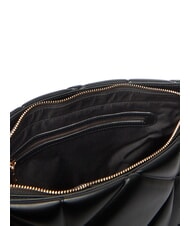 LOVE MOSCHINO EMBOSSED Schultertasche mit Kettenhenkeln Schwarz - Damentaschen - 6