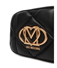 LOVE MOSCHINO EMBOSSED Kameratasche Schwarz - Damentaschen - 3
