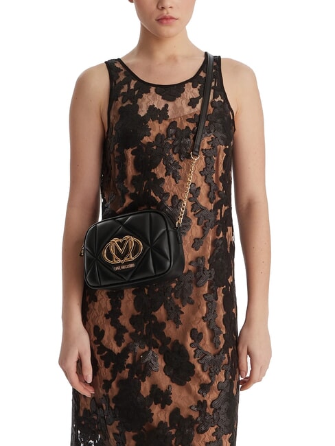 EMBOSSED Kameratasche Schwarz - Damentaschen