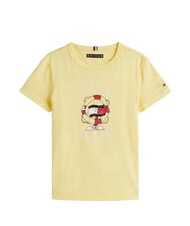 TOMMY HILFIGER TH KIDS Kurz&auml;rmeliges Baumwoll-T-Shirt Zitronengras - Kinder-T-Shirt - 4