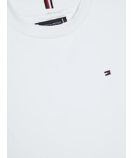 TOMMY HILFIGER TH KIDS Kurz&auml;rmeliges T-Shirt mit Flaggenstickerei Wei&szlig; - Kinder-T-Shirt - 3