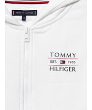 TOMMY HILFIGER TH KIDS Kinder-Sweatshirt mit durchgehendem Rei&szlig;verschluss Wei&szlig; - Sweatshirts Kinder - 3