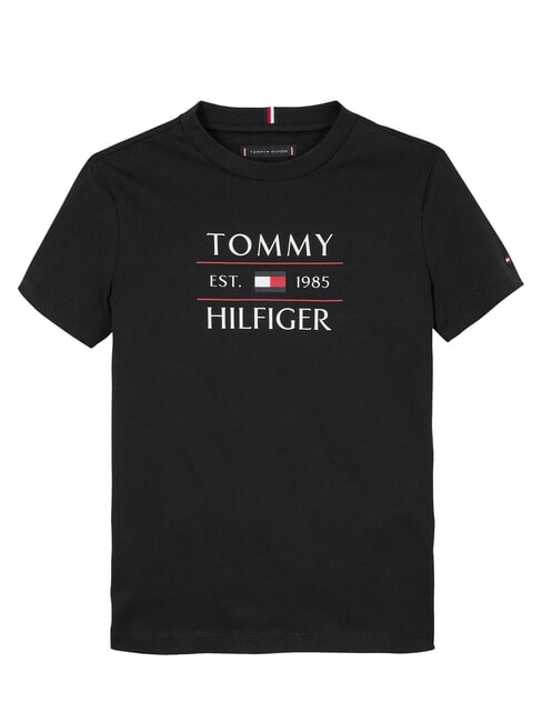 TH KIDS T-Shirt mit gro&szlig;em Logodruck Schwarz - Kinder-T-Shirt