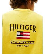 TOMMY HILFIGER TH KIDS Kurz&auml;rmeliges T-Shirt mit Flagge gelbe Sternfrucht - Kinder-T-Shirt - 4