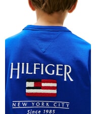 TOMMY HILFIGER TH KIDS Kurz&auml;rmeliges T-Shirt mit Flagge Keilblau - Kinder-T-Shirt - 4