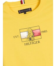 TOMMY HILFIGER TH KIDS Kurz&auml;rmeliges T-Shirt mit Aufdruck gelbe Sternfrucht - Kinder-T-Shirt - 3