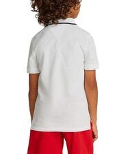 TOMMY HILFIGER TH KIDS Kurzarm-Poloshirt f&uuml;r Kinder Wei&szlig; - Kinder-T-Shirt - 2