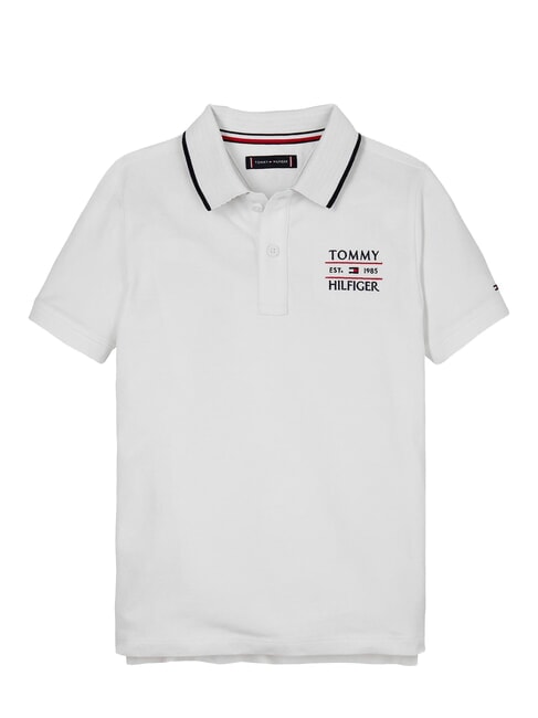 TH KIDS Kurzarm-Poloshirt f&uuml;r Kinder Wei&szlig; - Kinder-T-Shirt