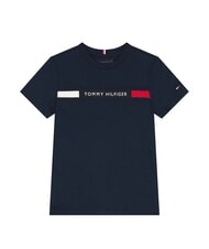 TOMMY HILFIGER TH KIDS Kurz&auml;rmeliges T-Shirt mit Logostickerei dunkle Nachtmarine - Kinder-T-Shirt - 3