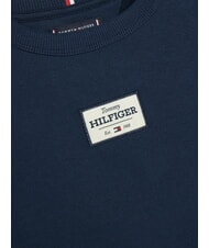 TOMMY HILFIGER TH KIDS Rundhals-Sweatshirt mit Logo-Aufn&auml;her dunkle Nachtmarine - Sweatshirts Kinder - 3