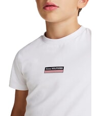 TOMMY HILFIGER TH KIDS Kurz&auml;rmeliges T-Shirt mit Flagge Wei&szlig; - Kinder-T-Shirt - 2