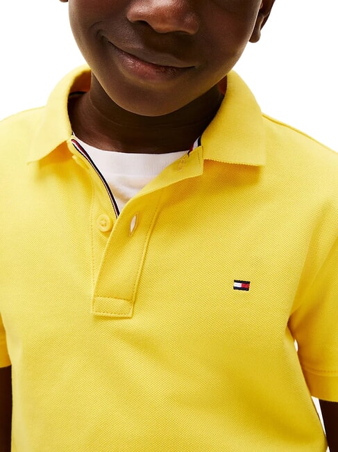 TH KIDS Kurz&auml;rmeliges Poloshirt aus Baumwolle gelbe Sternfrucht - Kinder-T-Shirt