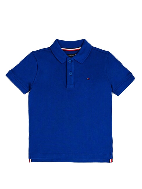 TH KIDS Kurz&auml;rmeliges Poloshirt aus Baumwolle Keilblau - Kinder-T-Shirt