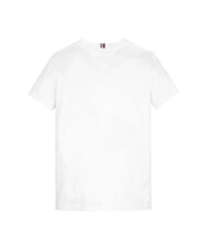 TOMMY HILFIGER TH KIDS Kurz&auml;rmeliges T-Shirt mit Tasche Wei&szlig; - Kinder-T-Shirt - 4