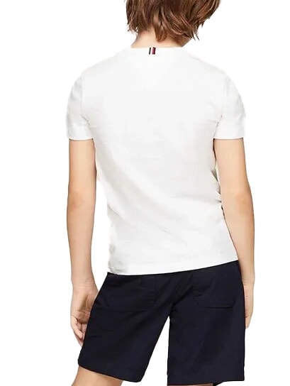 TH KIDS Kurz&auml;rmeliges T-Shirt mit Aufdruck Wei&szlig; - Kinder-T-Shirt