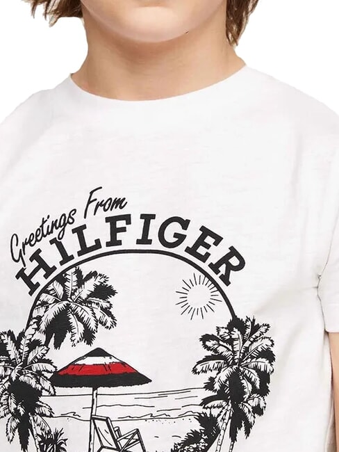 TH KIDS Kurz&auml;rmeliges T-Shirt mit Aufdruck Wei&szlig; - Kinder-T-Shirt