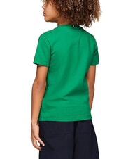 TOMMY HILFIGER TH KIDS Kurz&auml;rmeliges T-Shirt mit Logo-Wappen Olympic Green - Kinder-T-Shirt - 2