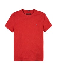 TOMMY HILFIGER TH KIDS Kurzarm-T-Shirt in regul&auml;rer Passform Apfelrot Heidekraut - Kinder-T-Shirt - 4