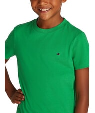 TOMMY HILFIGER TH KIDS Kurzarm-T-Shirt in regul&auml;rer Passform strahlend gr&uuml;n - Kinder-T-Shirt - 3