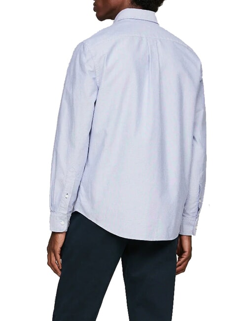 TH  Lang&auml;rmliges Baumwollhemd k&ouml;nigsblau - Herrenhemden