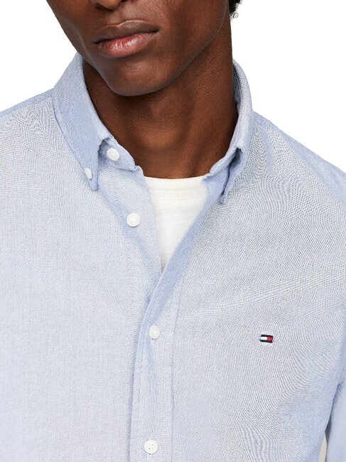 TH  Lang&auml;rmliges Baumwollhemd k&ouml;nigsblau - Herrenhemden