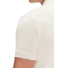 TOMMY HILFIGER 1985  1985 Schmal geschnittenes Poloshirt Elfenbeinbl&uuml;tenblatt - Herren-Polo-Shirts/Herren-Polo-Shirt/Herrenpoloshirt/Herrenpoloshirts - 4
