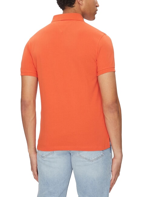 1985  1985 Schmal geschnittenes Poloshirt leuchtendes Orange - Herren-Polo-Shirts/Herren-Polo-Shirt/Herrenpoloshirt/Herrenpoloshirts