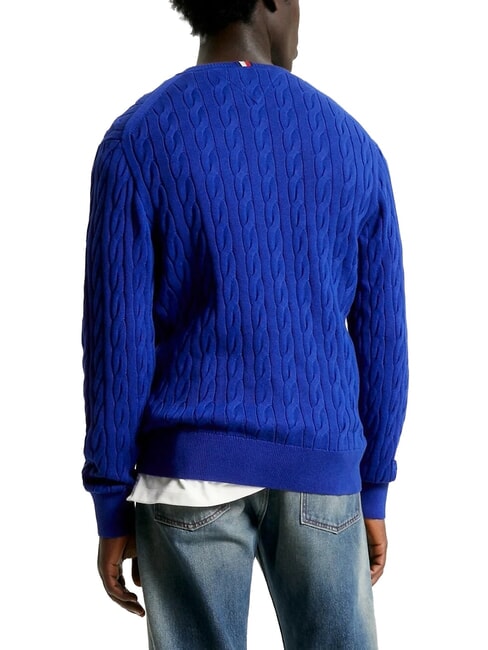 TH  Pullover mit Rundhalsausschnitt Keilblau - Herrenpullover