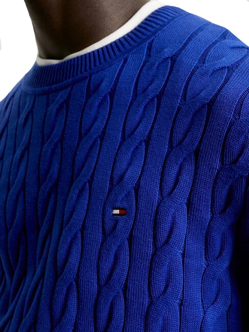 TH  Pullover mit Rundhalsausschnitt Keilblau - Herrenpullover