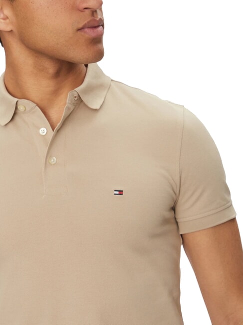 1985  1985 Schmal geschnittenes Poloshirt Sandelholz - Herren-Polo-Shirts/Herren-Polo-Shirt/Herrenpoloshirt/Herrenpoloshirts